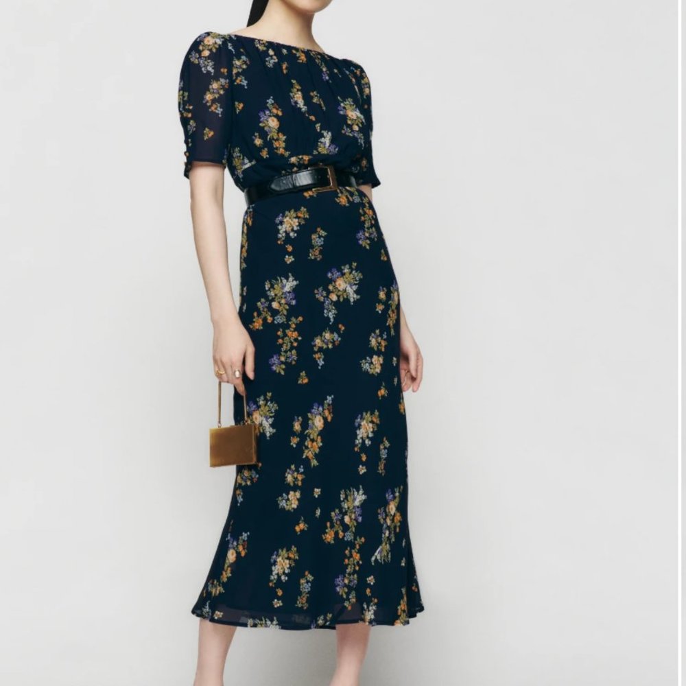 Reformation Ozzy Dress in Vittoria Print NWT